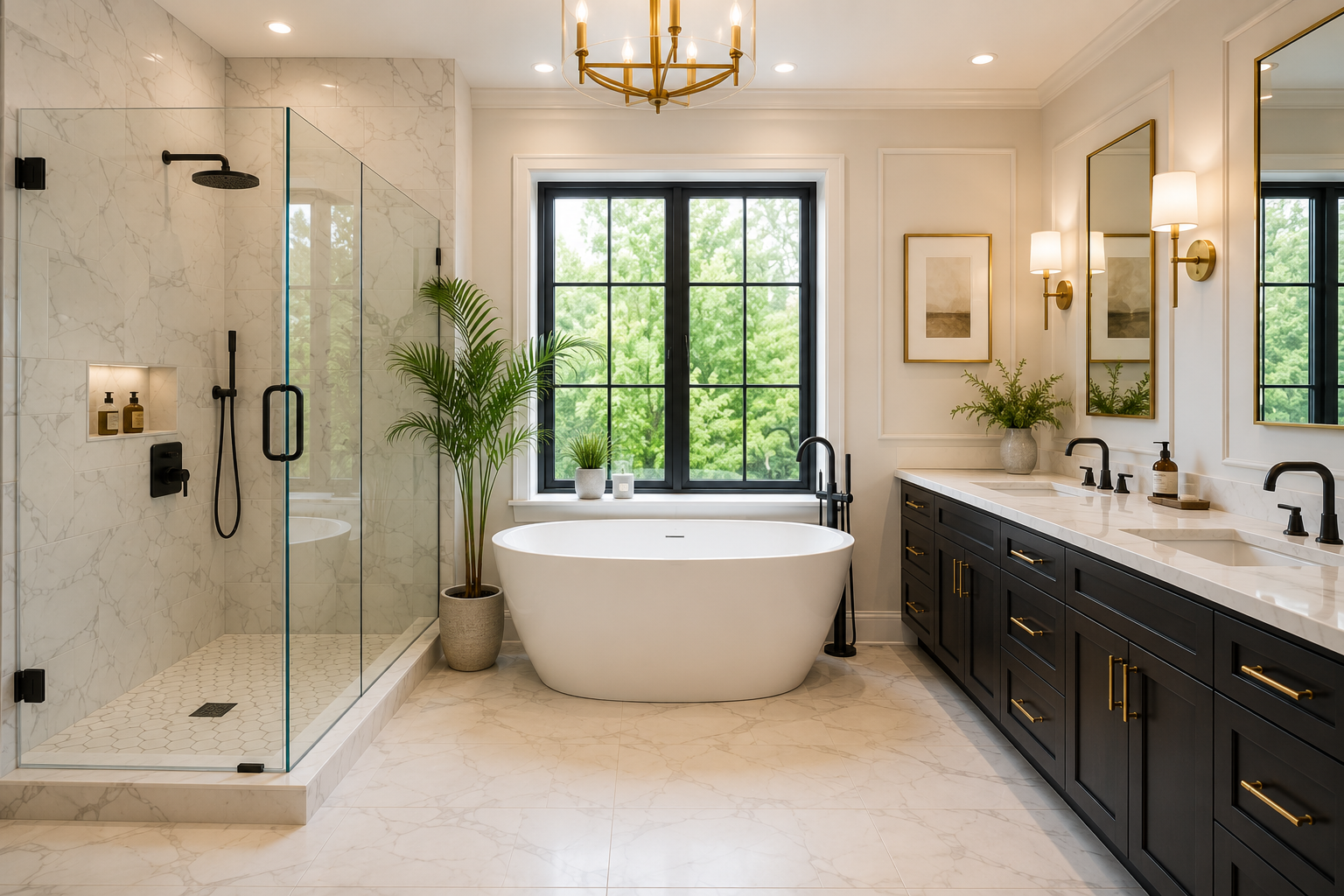 Luxury bathroom remodeling